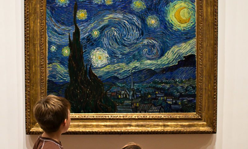 Obra: Noche estrellada Vincent Van Gogh