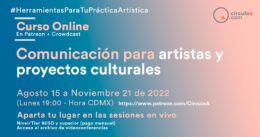 Comunicación para artistas y proyectos culturales. 